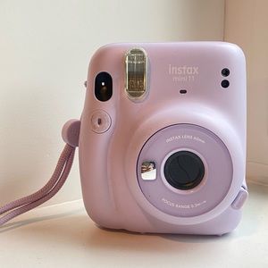 Lilac Purple Instax Polaroid Camera + film